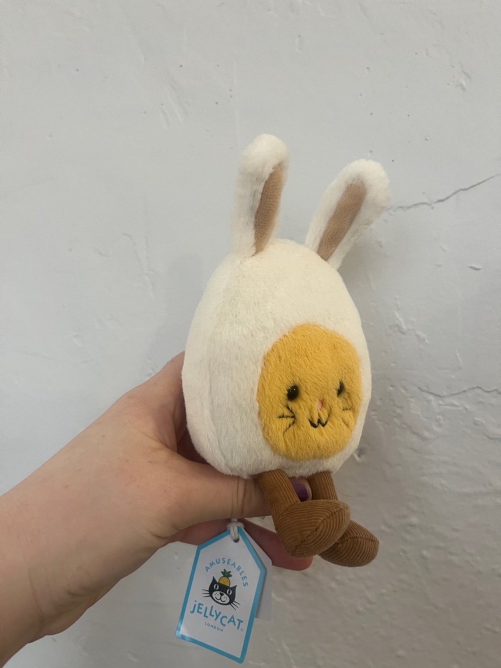 Retired Jellycat Amuseables Bunny Egg Plush - Picture 4 of 10